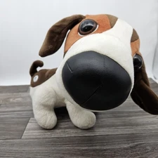 The Dog Artlist Collection BEAGLE Big Head Nose Plush Barks Waggs Tail 13 Inch 