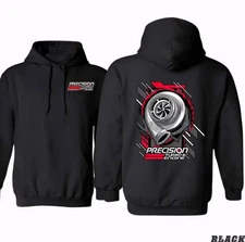 Precision Turbo Engine Graphic Hoodie High-boost Streetwear For Car Enthusiasts