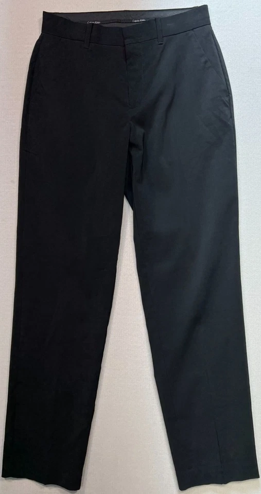 Костюм мужской Calvin Klein комплект из 2 пуговиц блейзер плоские брюки спереди размер 16 темно-синий - Изображение 2 из 4