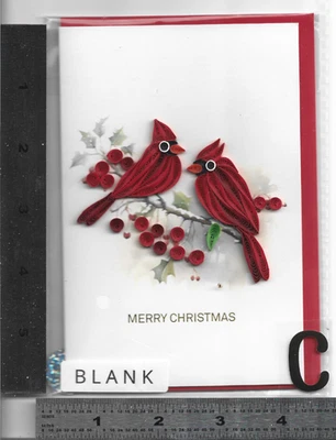 PAPYRUS 1 embellished Christmas Card