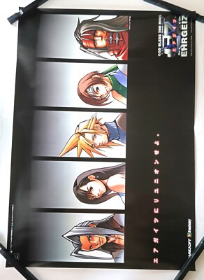 Poster Officiel EHRGEIZ (Squaresoft) Pour PlayStation - Format B2 - Japon