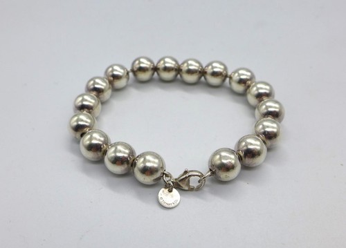 Tiffany & Co. 925 Ball Bracelet 10MM Sterling Silver 7.5" - 第 1/4 張圖片