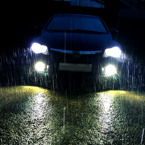 4pc LED Headlight HI/LO Beams+Fog Lights Combo for 2005-14 Ford F-150 F250 F350 - Picture 4 of 12