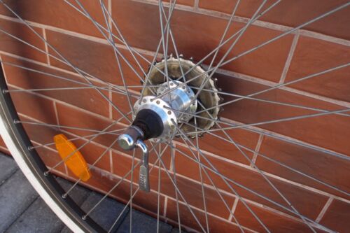 700C wheels set Rigida Shimano Alivio FH-MC10 HB-MC10 7 speed HG - Picture 8 of 23