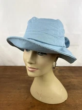 NEW Sun N Sand Light Blue One Size Packable & Crushable Bucket Style Hat