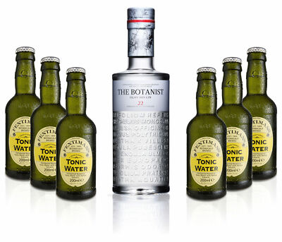 Gin Tonic Set - The Botanist Islay Dry Gin 0,7l 700ml (46% Vol) + 6x Fentimans 