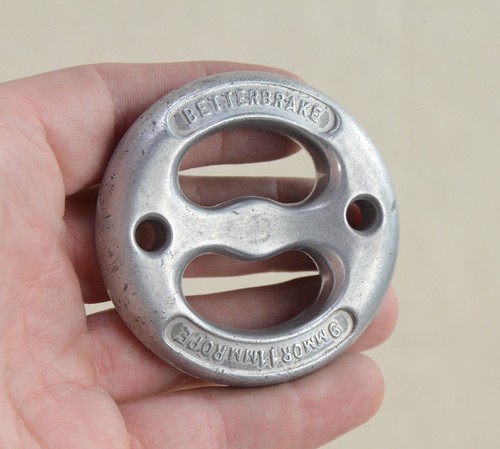 DMM BetterBrake Sicherungs-/Seilblechgerät Kletterausrüstung Vintage 80er Jahre RAR - Bild 7 von 8