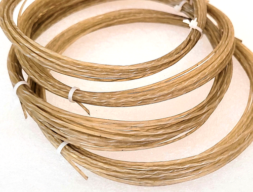 Natural Color Tennis Racket Gut 15 Gauge String 1.40 mm Natural Sheep Gut String - Picture 7 of 9