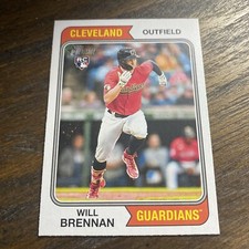 2023 Topps HERITAGE Will Brennan #321   Cleveland Guardians Rookie Card RC