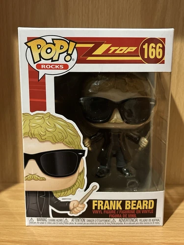 Funko Pop! Rocks Frank Beard #166 ZZ Top + Includes Pop Protector