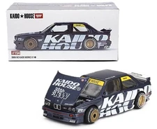 Kaido House x Mini GT 1:64 BMW M3 (E30) Kaido Works V1 Dark Blue KHMG154