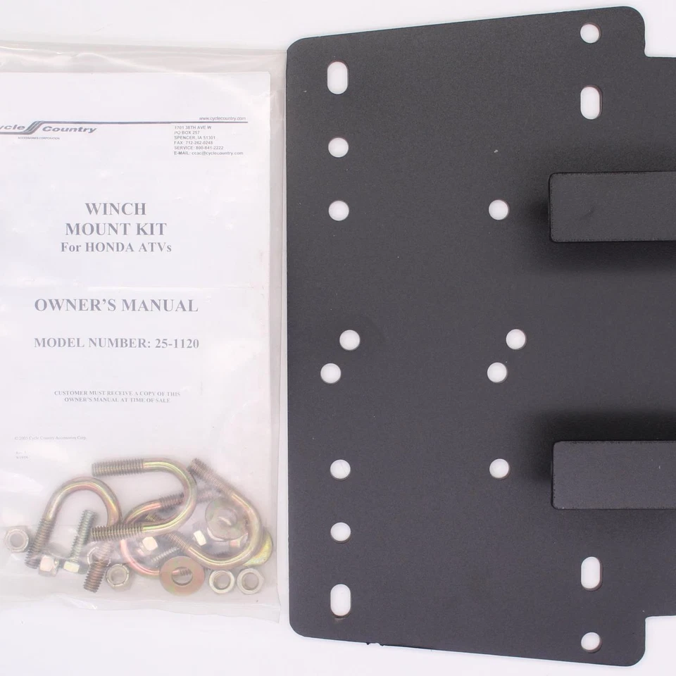Kit de fixação de montagem de guincho Cycle Country número da peça - 25-1120 para Honda - Imagem 2 de 2