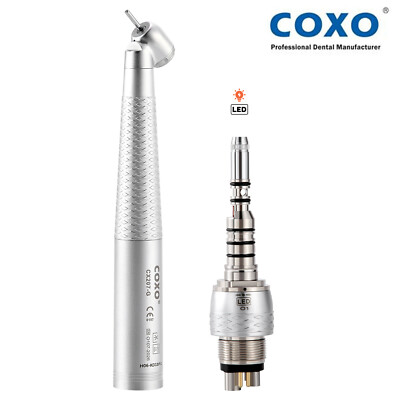 #ad COXO Dental Surgical Handpiece 45° Angle Fit KaVo Fiber Optic 6 Hole Coupler $47.00