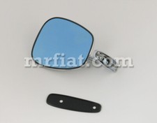 Volvo Pv444 Pv544 Outside Door Mirror With Grub Screws 1947-65 New