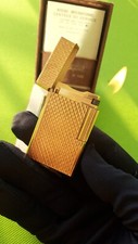 S.T Dupont lighter line 1 gold plated Serviced circa 1970  BOXED