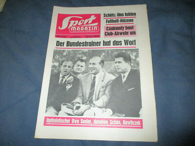 Sport Magazin 26.8.1965 35/B/65 Helmut Schön Uwe Seeler