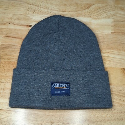 Smith s WorkWear Pull On Knit Beanie Grey One-Size-Fits-All Winter Hat