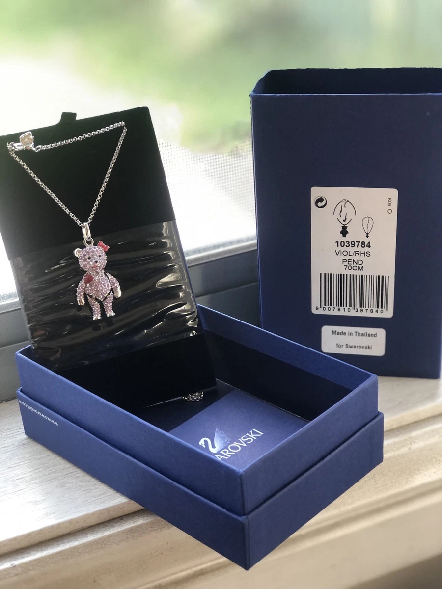 Swarovski hotsell teddy pendant