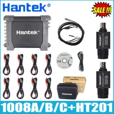 Hantek 1008A/B/C+HT201 8CH PC USB Automotive Diagnostic Digital Oscilloscope DAQ