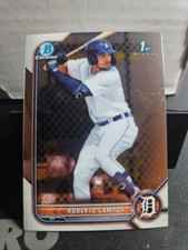 2022 Bowman Roberto Campos 1st Chrome #BCP-14 Tigers
