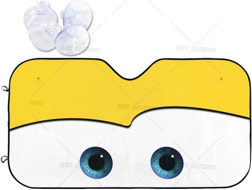 Car Eyes Car Sunshade Shield Windshield Window Sun Shade Blocker Cover Interior - Picture 23 of 28