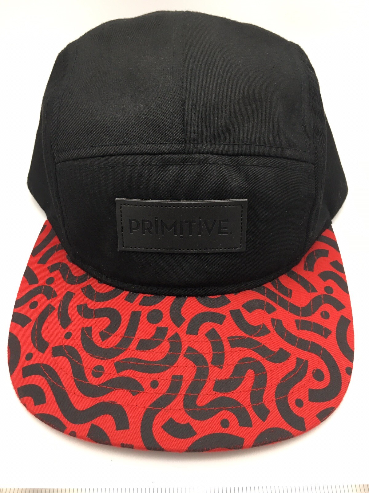 Primitive Five Panel Strapback baseball cap Black… - image 1