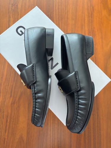 GIVENCHY Black 4G Leather Loafers Women size 36 ballerina flats loafers - 第 5/11 張圖片