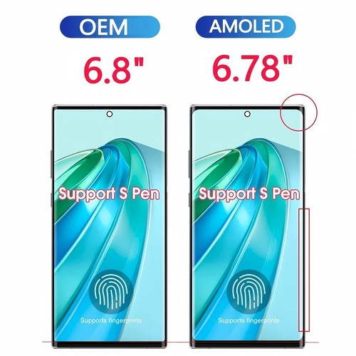 AMOLED pour Samsung Galaxy S22 Ultra Ecran LCD avec cadre assemblé - Photo 3 sur 5