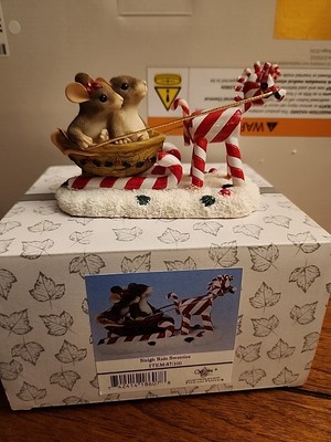 Fitz & Floyd Critter Tails Sleigh Ride Sweeties #87/100
