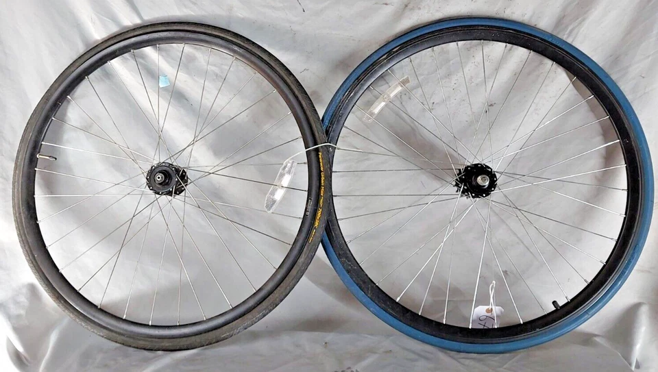 Juego de ruedas de bicicleta Alexrims Disc 700c Flip-Flop Fixie 135/100 32/36S SS QR envío EE. UU. Foto 2 de 4