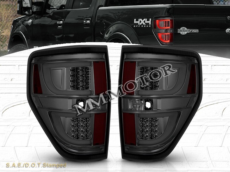 09-14 Ford F150 F-150 Pickup Truck Smoke Lens Smoke Lens G2 LED
