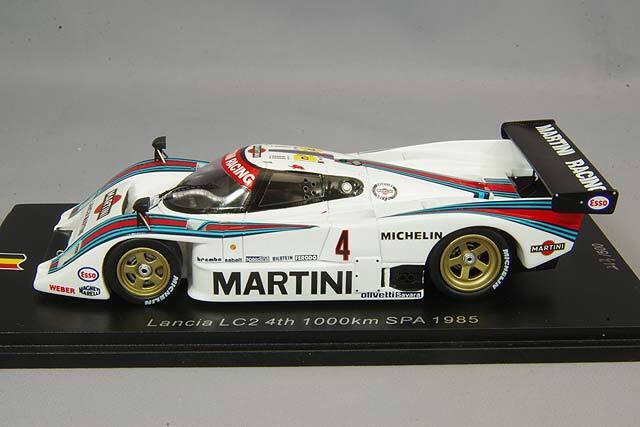 スパーク LC2 1985 MARTINI #4 1/43 Spark 1/43 LC2 1985 Martini #4 Racing Car Model for sale
