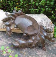 Schlüsselversteck Gusseisen Deko Krabbe Gartendeko Versteck ES1592