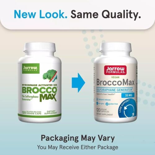 Broccomax 35 Mg - Broccoli Seed Extract - 120 Delayed Release Veggie Capsules - - Picture 2 of 6