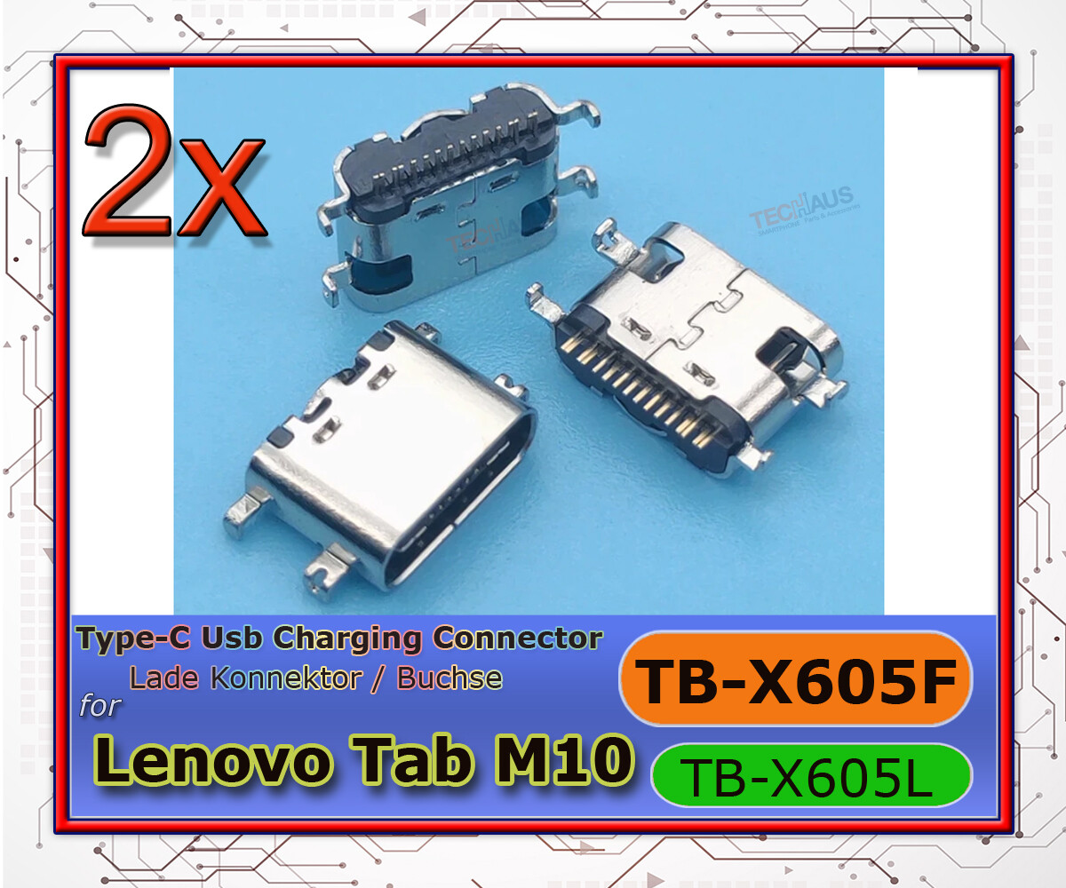 Type c Usb Lade konnektor usb Buchse Socket Anschluss Lenovo Tab M10 / TB-X605F