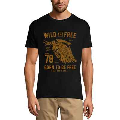 ULTRABASIC Herren T-Shirt Wild & Free seit 1978 - Born To Be Free -