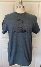 Bill Murray Gildan Graphic Short Sleeve Blue/Gray Ultra Cotton T Shirt Size Med