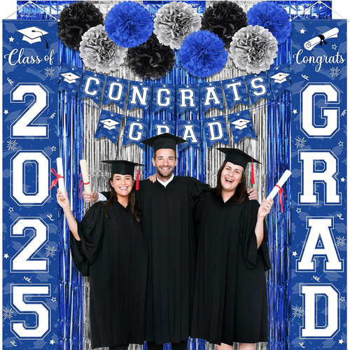 Graduation Party Decorations Class of 2025, Graduation Decorations with Congrats - Picture 5 of 12