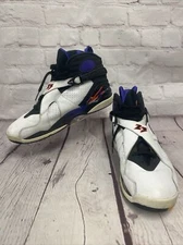 Nike Air Jordan 8 Three-Peat 2015 Size 11 305381-142 White Purple Black OG VIII