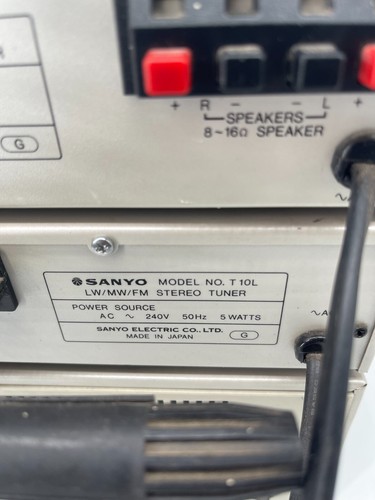 Sanyo "System 10" Triple Deck A10, D10, T 10L Working Stereo Vintage TESTED! - Picture 10 of 15