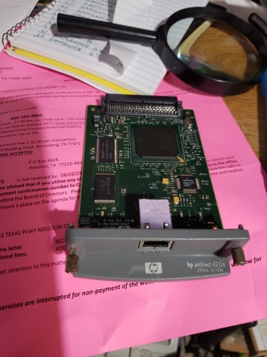 J7934A HP JetDirect 620N Network Card 10/100TX EIO for HP Laserjet Printers +War