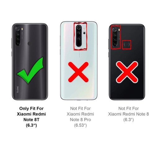 Schutzfolie für Xiaomi Redmi Note 8T Display Schutzglas 2x Kamera folie glas - Bild 3 von 7