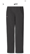 Cherokee Workwear Scrubs Pull On Cargo Pant 4200 Black elastic waist BLKW