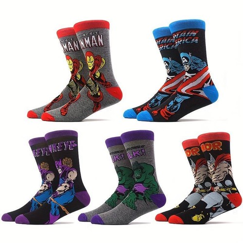 Avengers Marvel Film Cartoon Comic Neuheit Charaktersocken für Herren UK 6-11 - Bild 7 von 8