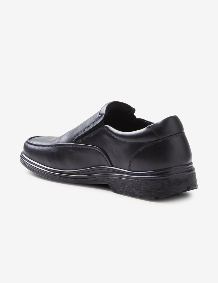 Mens Shoes Winter Loafers Black Smart Casual Fashion Footwear