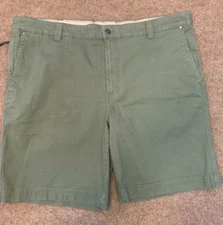 Columbia Shorts Mens 42x10 Flex ROC Flat Front Canvas Hiking Camping Outdoors