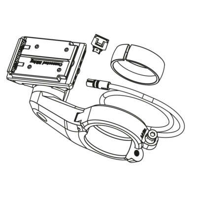 Bosch Nachrüst-Kit 1-Arm-Halter 31,8 mm BDSYYY Smart System schwarz Fahrrad