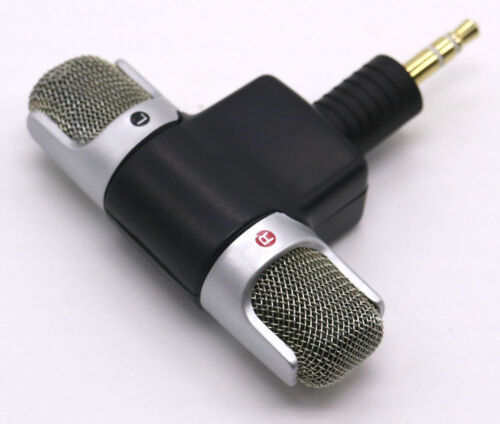 3.5MM plug ECM-DS70P Electret Condenser Wireless Stereo Microphone for Sony MD - Picture 2 of 3