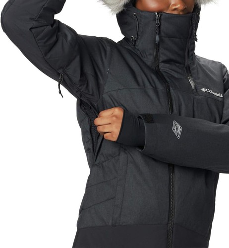 Columbia Women's Emerald Lake Parka, Charcoal Heather 2XL NWT - Picture 3 of 5