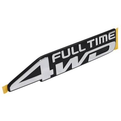 Genuine Toyota LandCruiser 80 Series 'Full Time 4WD' Emblem Badge Decal 75431-60060
